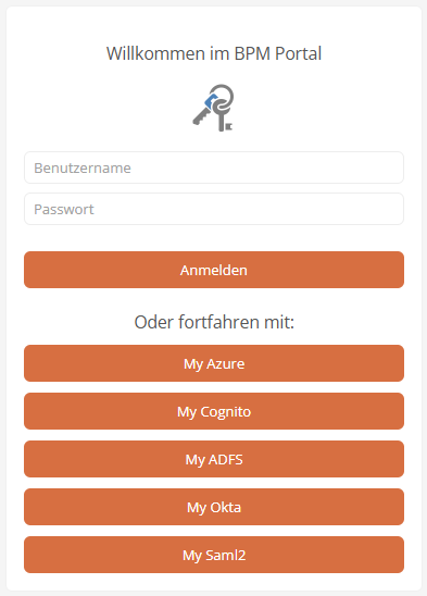 Tokenbasierte Authentifizierungsmethode auswählen